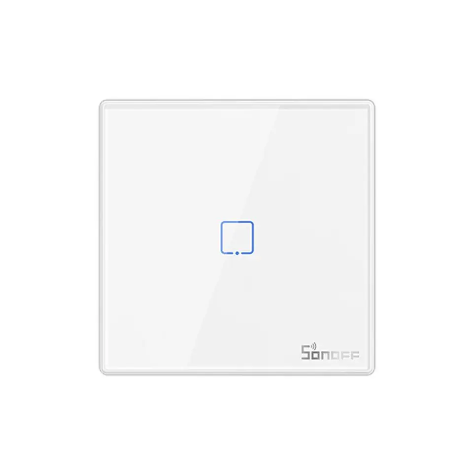 ⁨Bezprzewodowy włącznik światła Sonoff T2EU1C-RF 433MHz (1-kanałowy)⁩ w sklepie Wasserman.eu