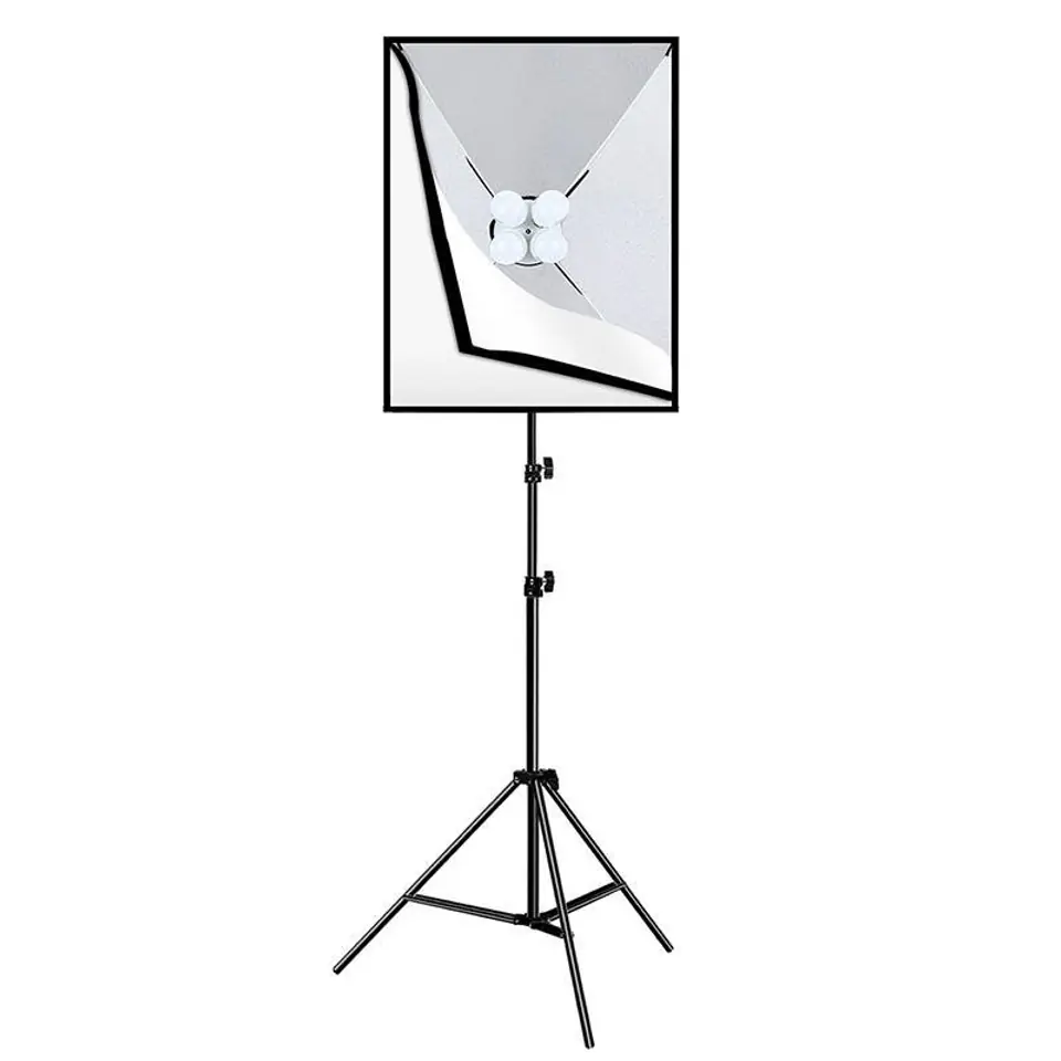 Puluz Studio Kit LED Softbox 50x70cm , Stativ, LED Birnen 4 Stück PU5071EU im Wasserman.eu