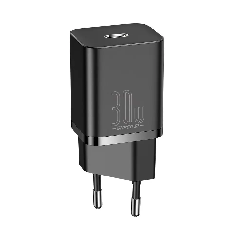 ⁨Baseus Super Si Quick Charger 1C 30W (Black)⁩ at Wasserman.eu