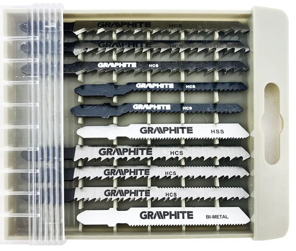 ⁨10 pcs jigsaw blades Graphite type T⁩ at Wasserman.eu