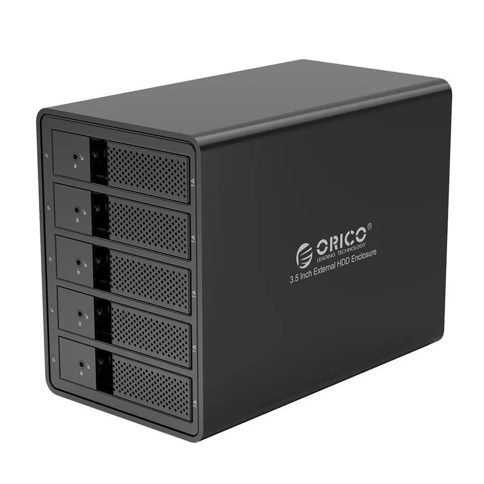 Obudowa zewnętrzna Orico na 5 dysków HDD 3.5" USB 3.0 typ B w sklepie Wasserman.eu