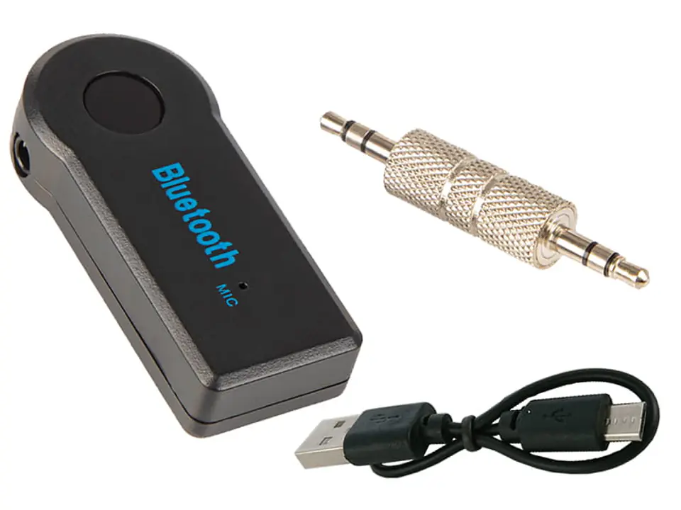 ⁨Odbiornik dźwięku Transmiter Bluetooth Aux USB BT-350⁩ w sklepie Wasserman.eu