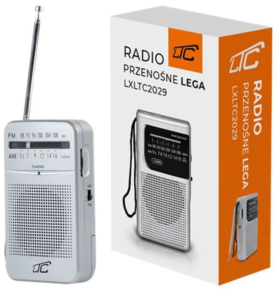 ⁨Pocket radio with AM / FM batteries, jack⁩ at Wasserman.eu