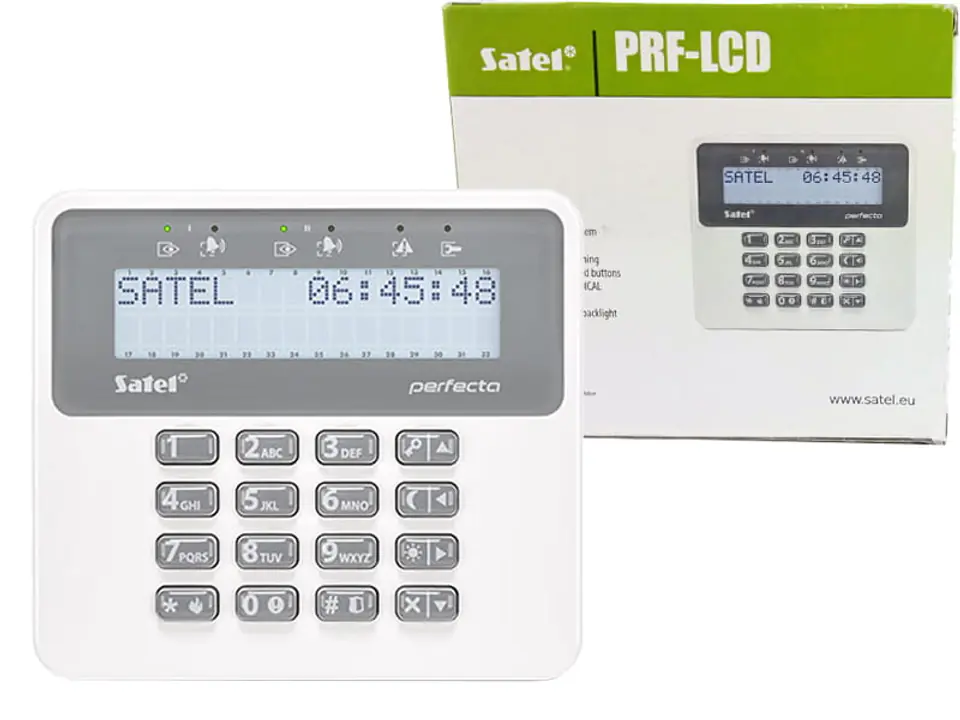 ⁨PRF-LCD Satel keypad for PERFECTA control units⁩ at Wasserman.eu