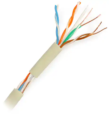⁨U / UTP 5e Netset Twisted Pair Kabel pro Meter⁩ im Wasserman.eu