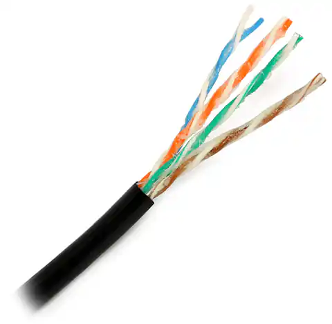 ⁨U / UTP 5e Netset Kabel gelgefüllt als Meterware⁩ im Wasserman.eu