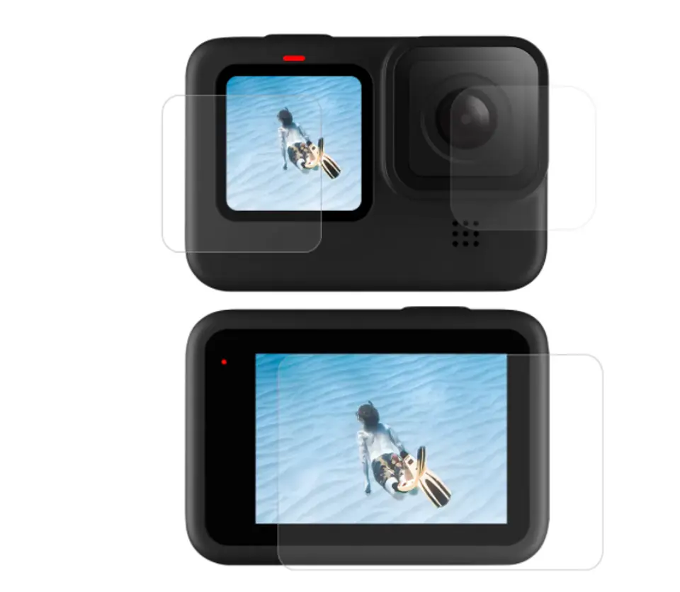 ⁨Telesin Screen & Lens Protector Film for GoPro Hero 9 / Hero 10 (GP-FLM-902)⁩ at Wasserman.eu