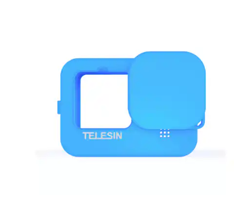 ⁨Silikonowa obudowa Telesin do GoPro Hero 12 / 11 / 10 / 9 (niebieska) GP-HER-041-BL⁩ w sklepie Wasserman.eu