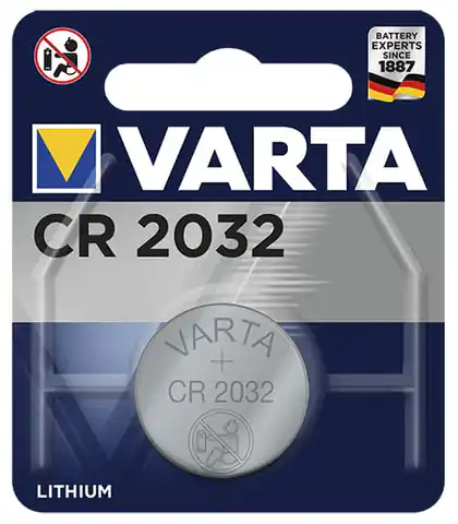 ⁨3V CR2032 Varta lithium battery⁩ at Wasserman.eu