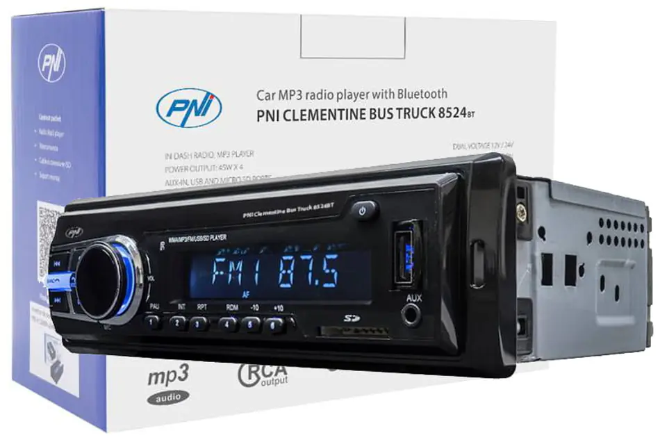 ⁨Clementine 24V / 12V bluetooth 4x45W car radio⁩ at Wasserman.eu