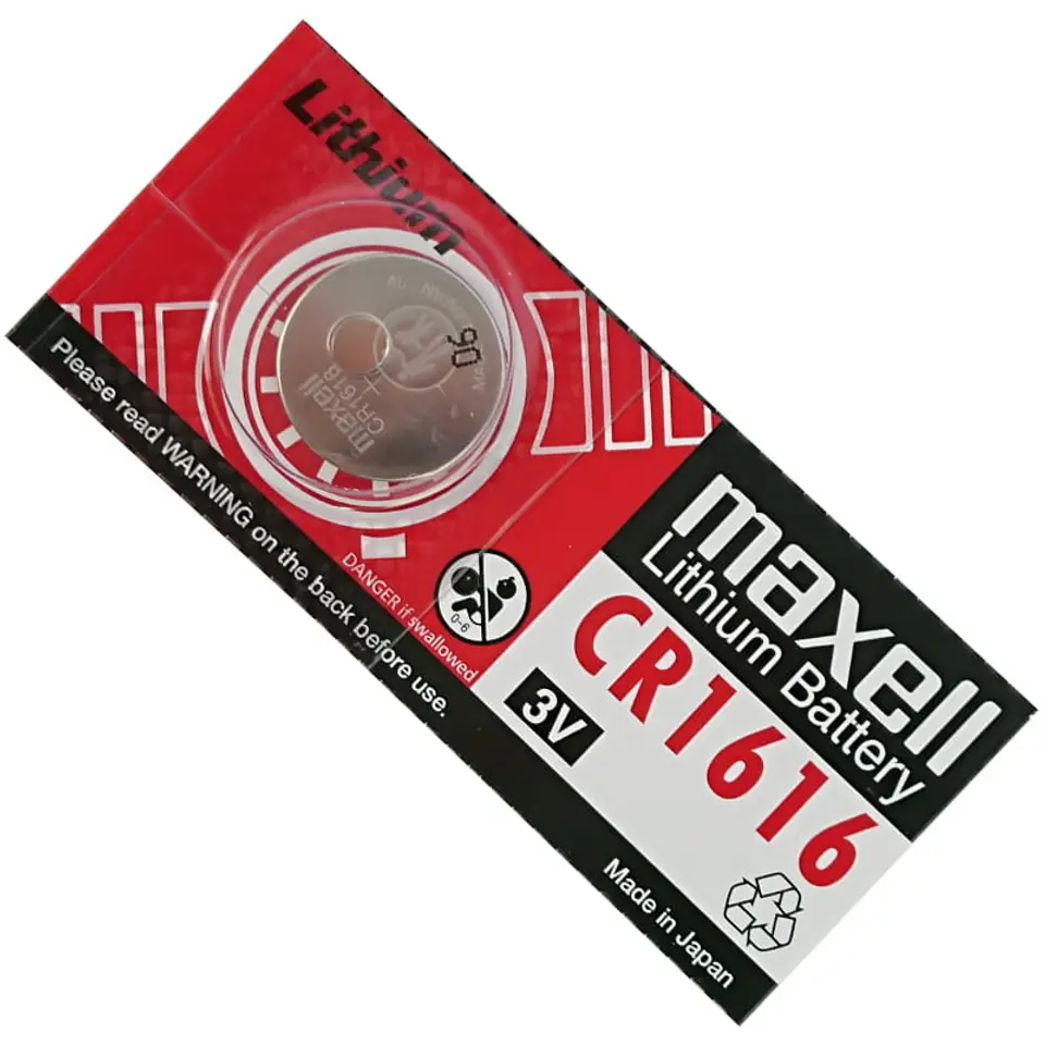 3V CR1616 Maxell lithium battery at Wasserman.eu