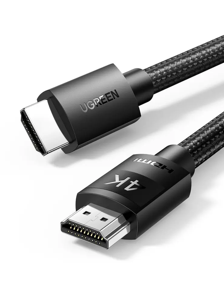 ⁨Kabel HDMI UGREEN HD119, 4K 60Hz, 1m (czarny)⁩ w sklepie Wasserman.eu