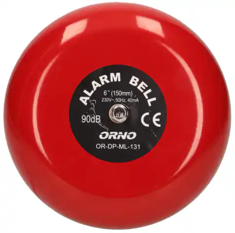 ⁨Dzwonek szkolny 230V, 90dB alarm czerwony⁩ w sklepie Wasserman.eu