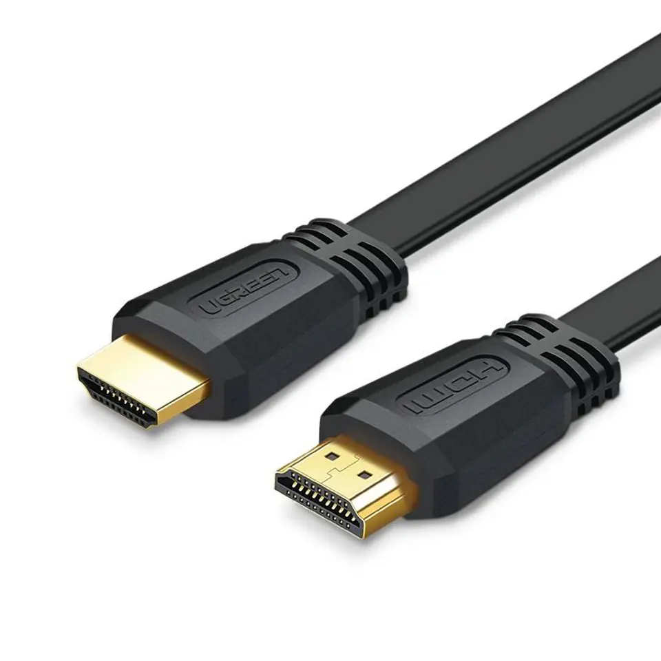 ⁨Kabel HDMI płaski, UGREEN ED015, 4K, 5m (czarny)⁩ w sklepie Wasserman.eu