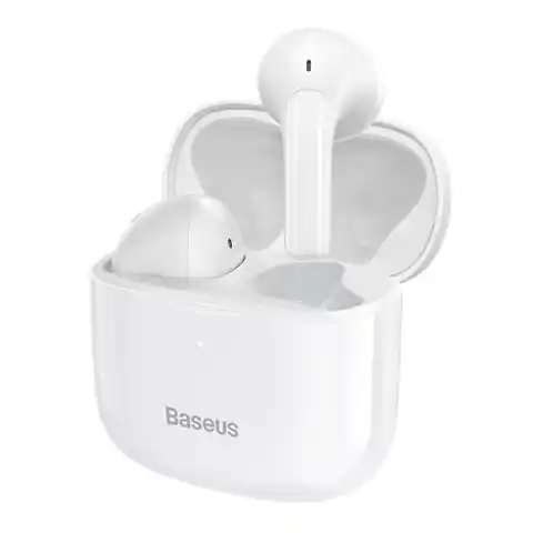 ⁨TWS Baseus Bowie E3 headphones (white)⁩ at Wasserman.eu