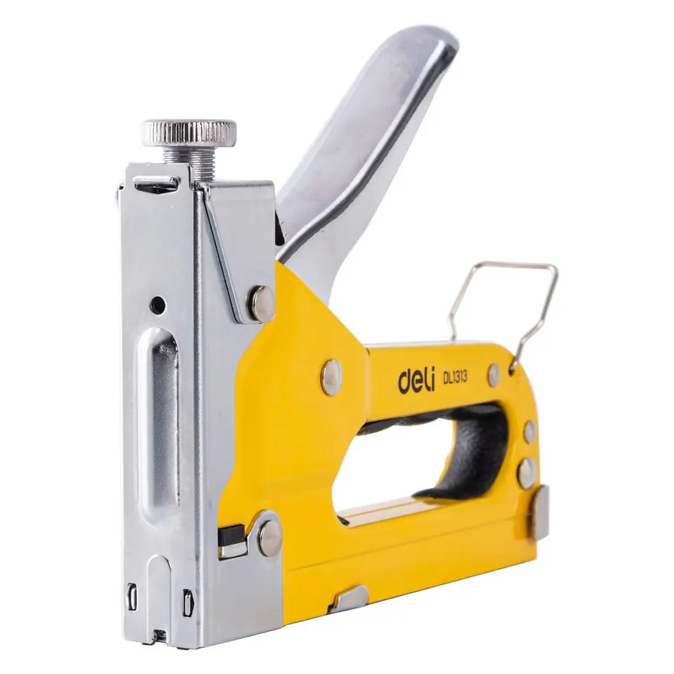 ⁨Upholstery Stapler Deli Tools EDL1313 (yellow)⁩ at Wasserman.eu