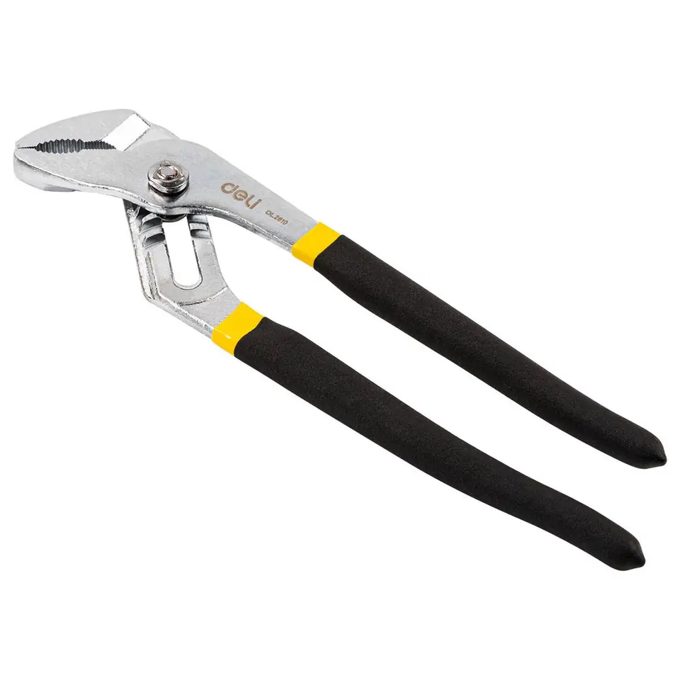 ⁨Deli Tools EDL2610 adjustable pliers, 10" (black)⁩ at Wasserman.eu