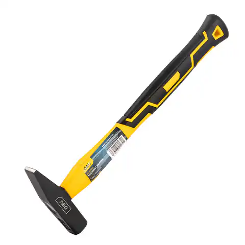 ⁨Locksmith hammer Deli Tools EDL442003, 0.3kg (yellow)⁩ at Wasserman.eu