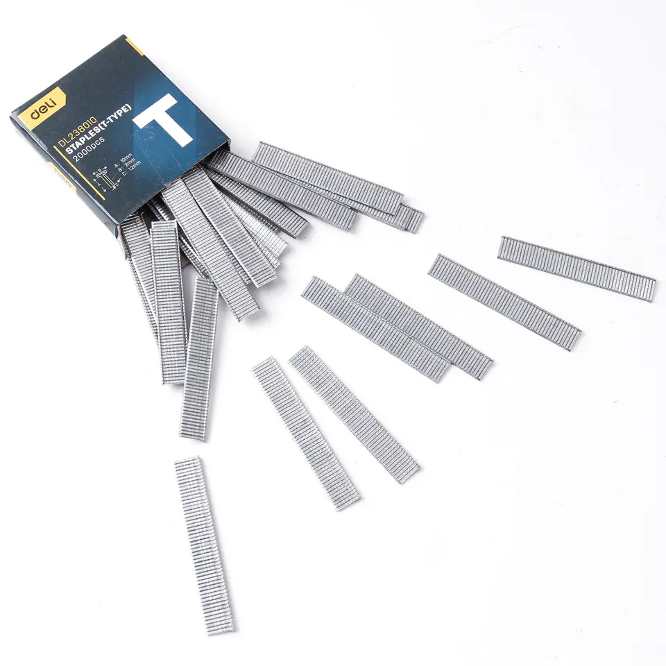 Zszywki typ T Deli Tools EDL238010, 2000 sztuk w sklepie Wasserman.eu