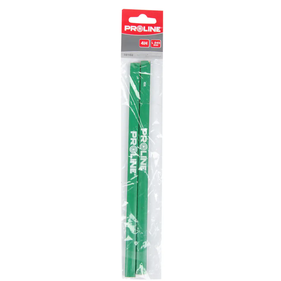 ⁨38102 Masonry pencil green 4H 245mm, 2 pieces, Proline⁩ at Wasserman.eu