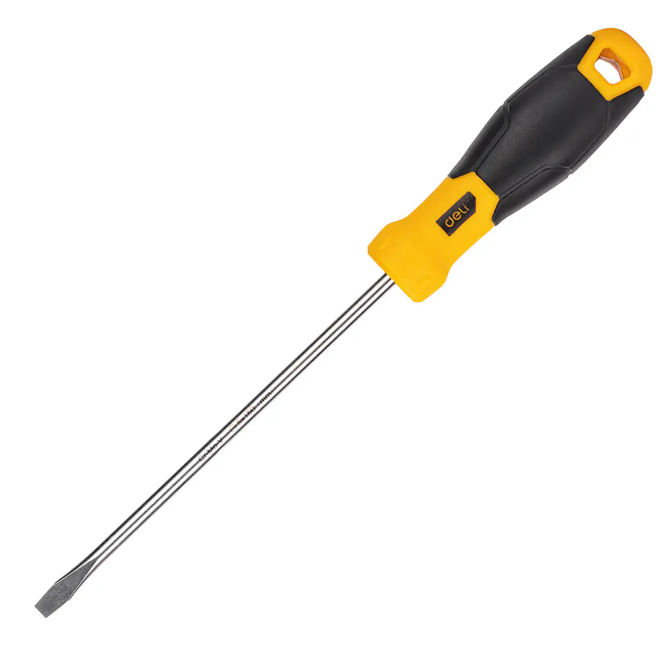 ⁨Slotted screwdriver Deli Tools EDL6251501, 5x150mm (black)⁩ at Wasserman.eu