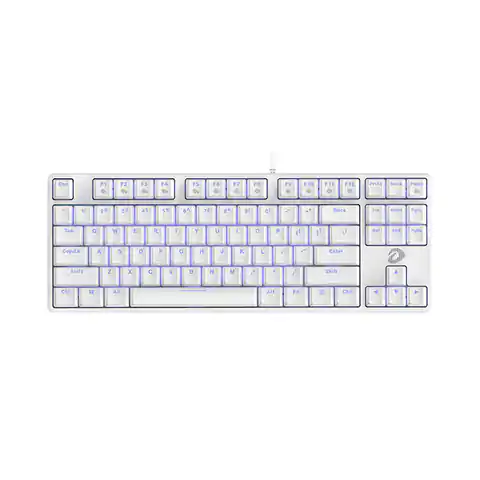 ⁨Dareu EK87 mechanical keyboard (white)⁩ at Wasserman.eu