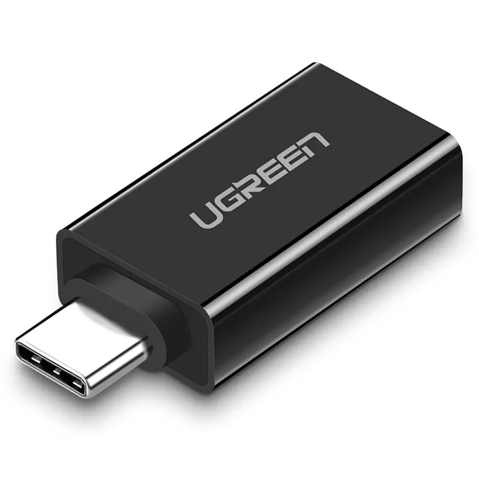 ⁨USB-A 3.0 to USB-C 3.1 Adapter UGREEN US173 (Black)⁩ at Wasserman.eu