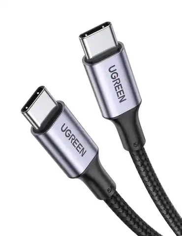 ⁨Kabel USB-C do USB-C UGREEN US316, 100W, 2m (czarny)⁩ w sklepie Wasserman.eu