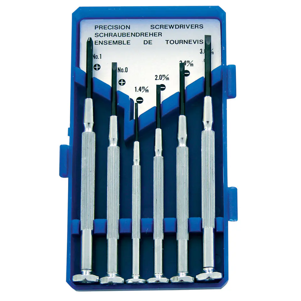 ⁨10206 Watchmaking Screwdrivers Set of 6 Pieces, Mega⁩ at Wasserman.eu