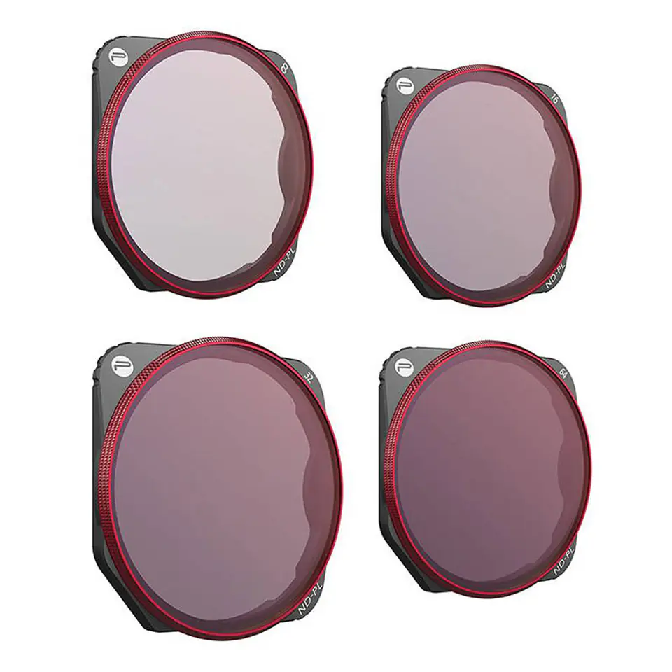 ⁨Set of 4 filters PGYTECH ND-PL 8/16/32/64 for DJI Mavic 3 / Mavic 3 CINE (P-26A-034)⁩ at Wasserman.eu