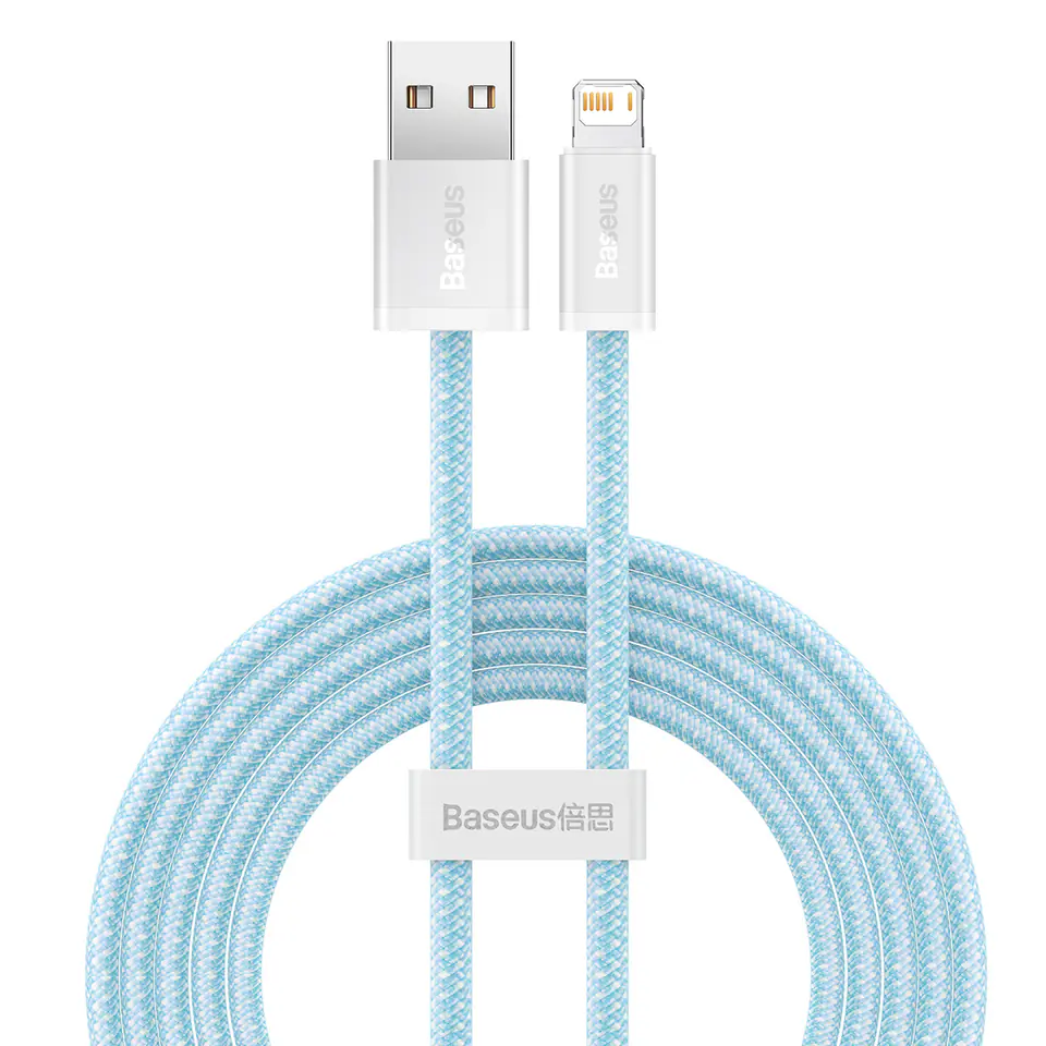 ⁨USB cable for Lightning Baseus Dynamic, 2.4A, 2m (blue)⁩ at Wasserman.eu