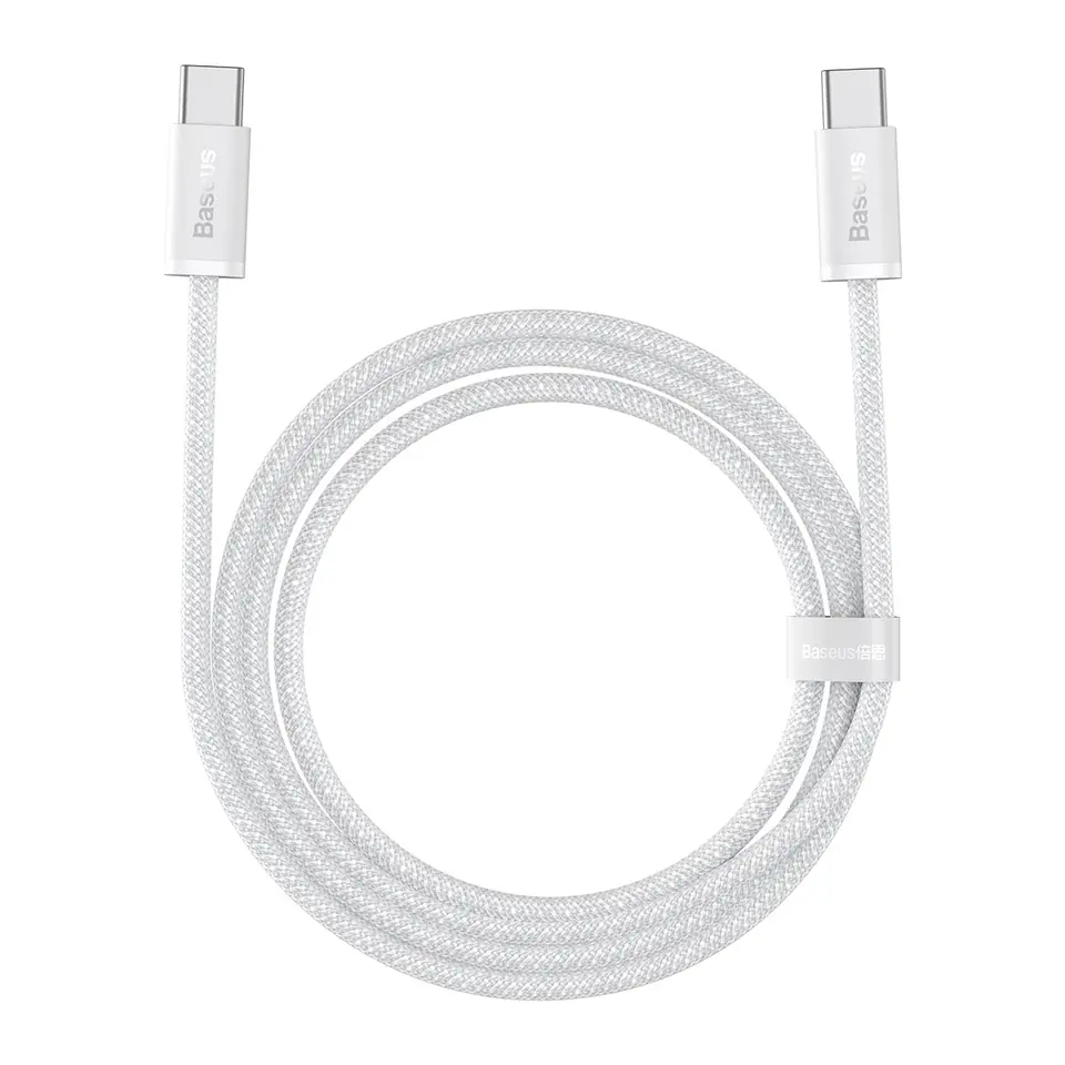 ⁨Kabel USB-C do USB-C Baseus Dynamic, 100W, 2m (biały)⁩ w sklepie Wasserman.eu