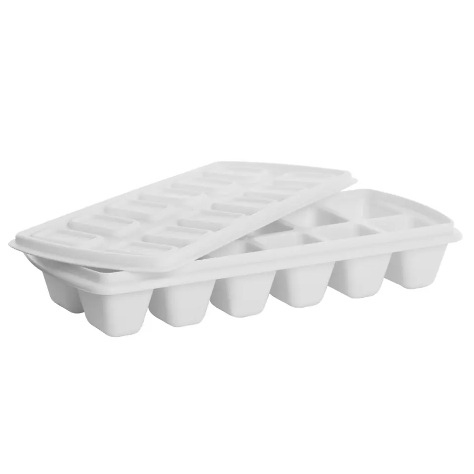 ⁨Ice cube tray with lid Plast Team white⁩ at Wasserman.eu