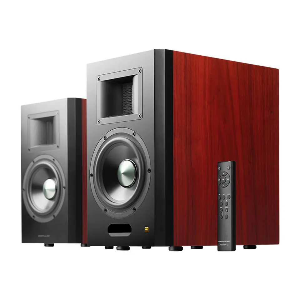 ⁨2.0 Edifier Airpulse A300 Pro Speakers (brown)⁩ at Wasserman.eu