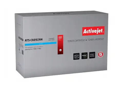 ⁨Toner Activejet ATS-C6092AN (zamiennik Samsung CLT-C6092S; Premium; 7 000 stron; niebieski)⁩ w sklepie Wasserman.eu