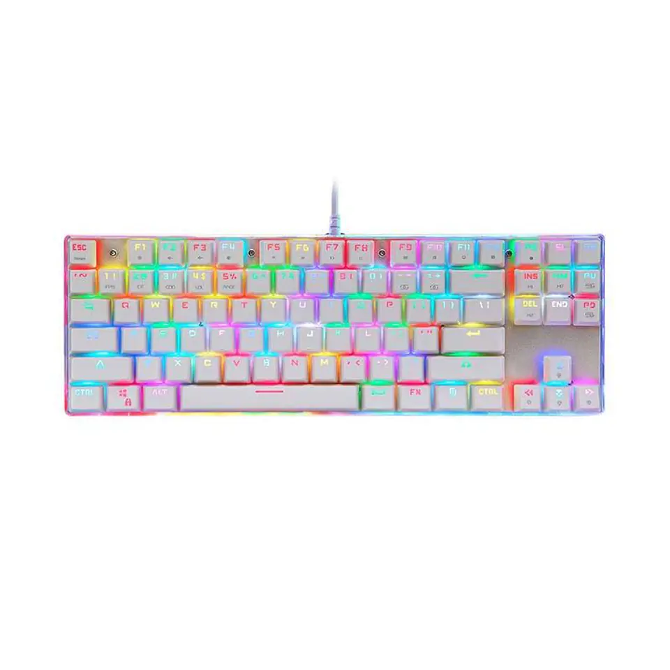 ⁨Motospeed K87S RGB Mechanical Gaming Keyboard (White)⁩ at Wasserman.eu