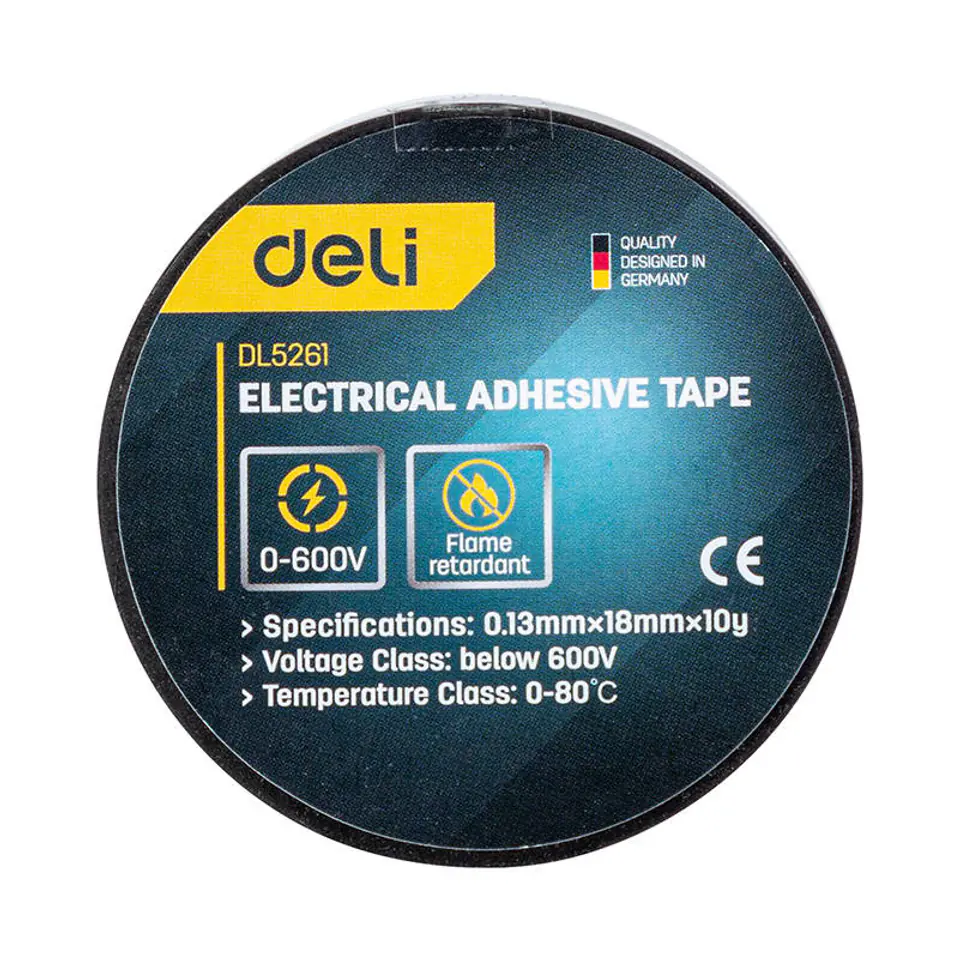 ⁨Insulation tape Deli Tools EDL5261, 10m⁩ at Wasserman.eu