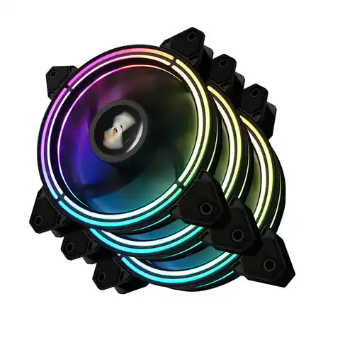 ⁨ARGB Fan Kit for Darkflash CF11 Pro 3in1 120x120 (Black)⁩ at Wasserman.eu