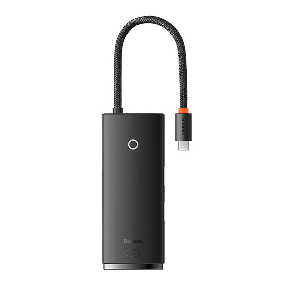 ⁨Hub 6in1 Baseus Lite Series USB-C to 2x USB 3.0 + USB-C PD + HDMI + SD/TF (black)⁩ at Wasserman.eu