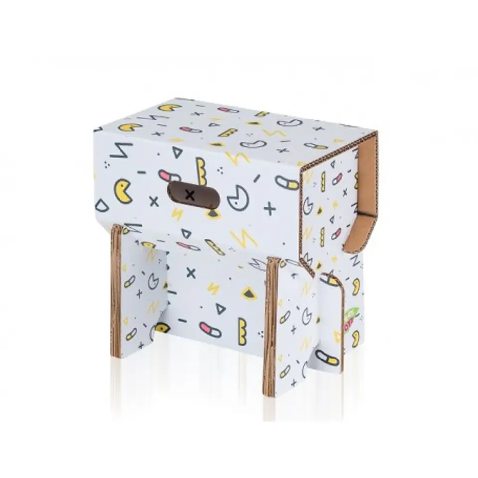 ⁨Ecostool stołeczek playtoyz – wzorki typu „pacman” m1⁩ w sklepie Wasserman.eu