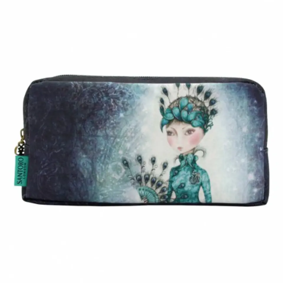 ⁨Rectangular pencil case - mirabelle - miss peacock⁩ at Wasserman.eu