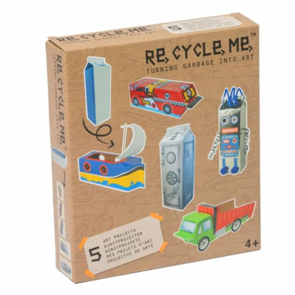 ⁨Zestaw kreatywny - sejf - re-cycle-me - 5 zabawek⁩ w sklepie Wasserman.eu
