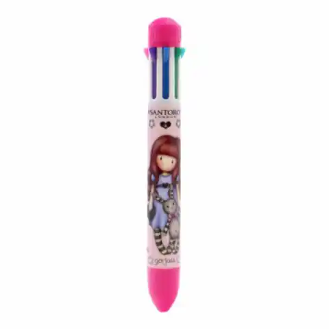 ⁨Różnokolorowy długopis - gorjuss fiesta - my gift to you⁩ w sklepie Wasserman.eu
