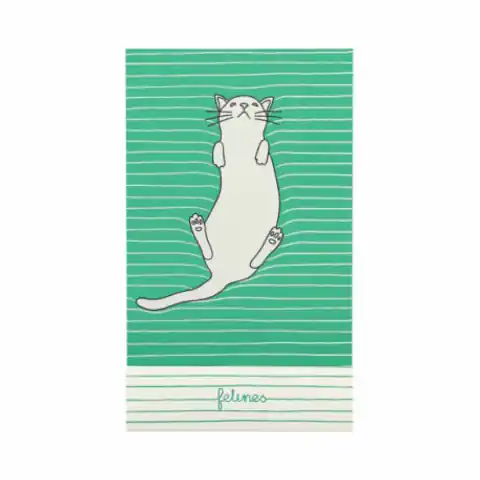 ⁨Notes - koty - feline fine - bold green⁩ w sklepie Wasserman.eu