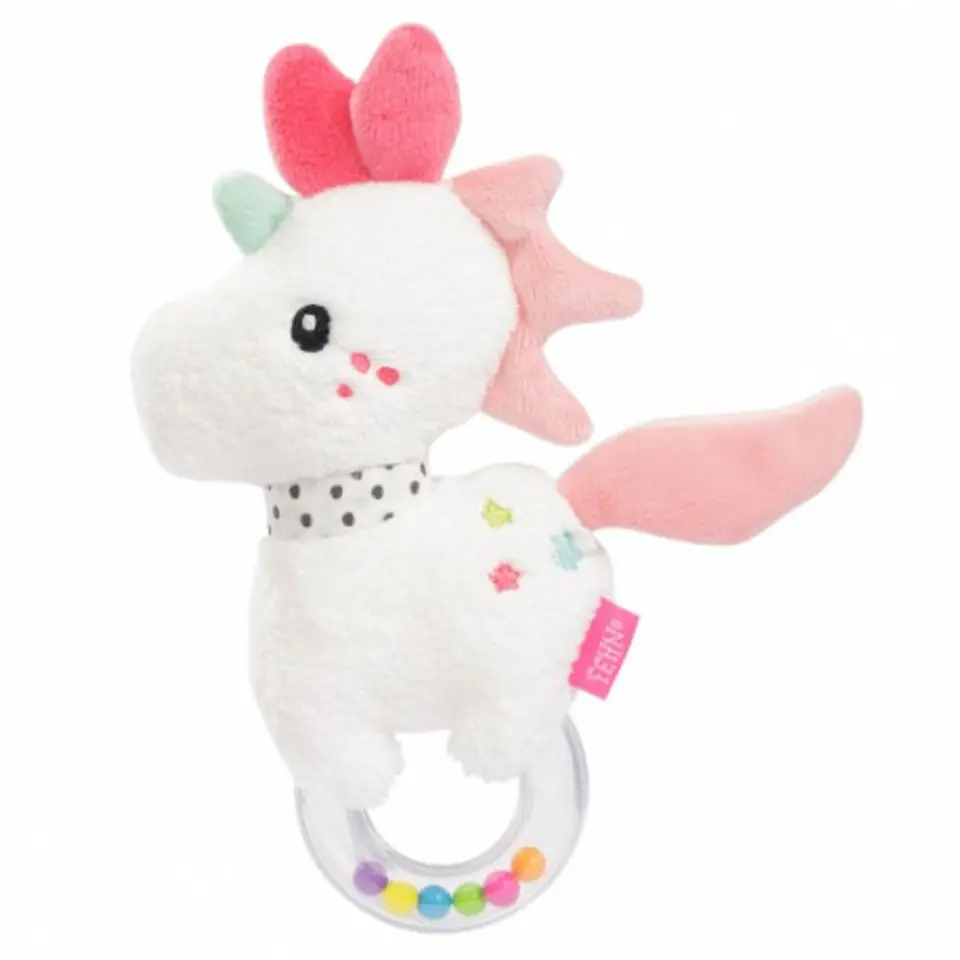 ⁨Rattle, mascot, unicorn aiko, from the collection: aiko and yuki⁩ at Wasserman.eu