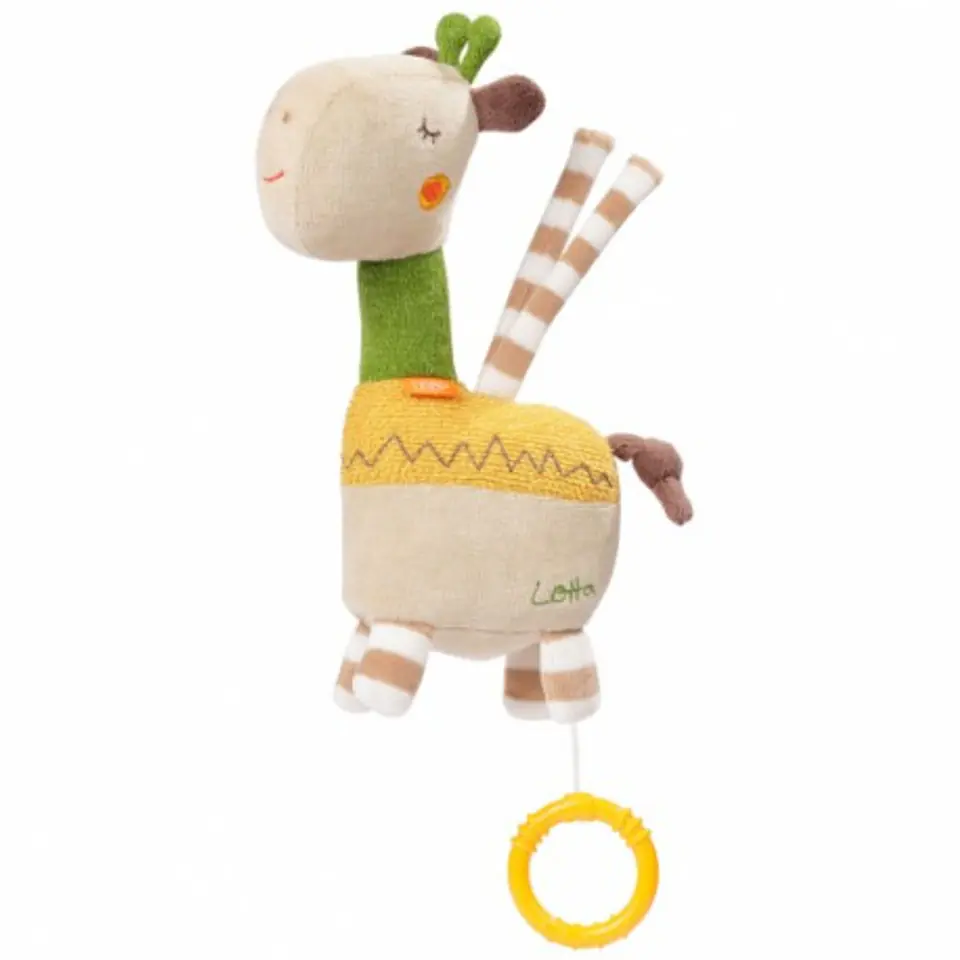 ⁨Mascot with music box, giraffe lotta, from the collection: loopy and lotta⁩ at Wasserman.eu