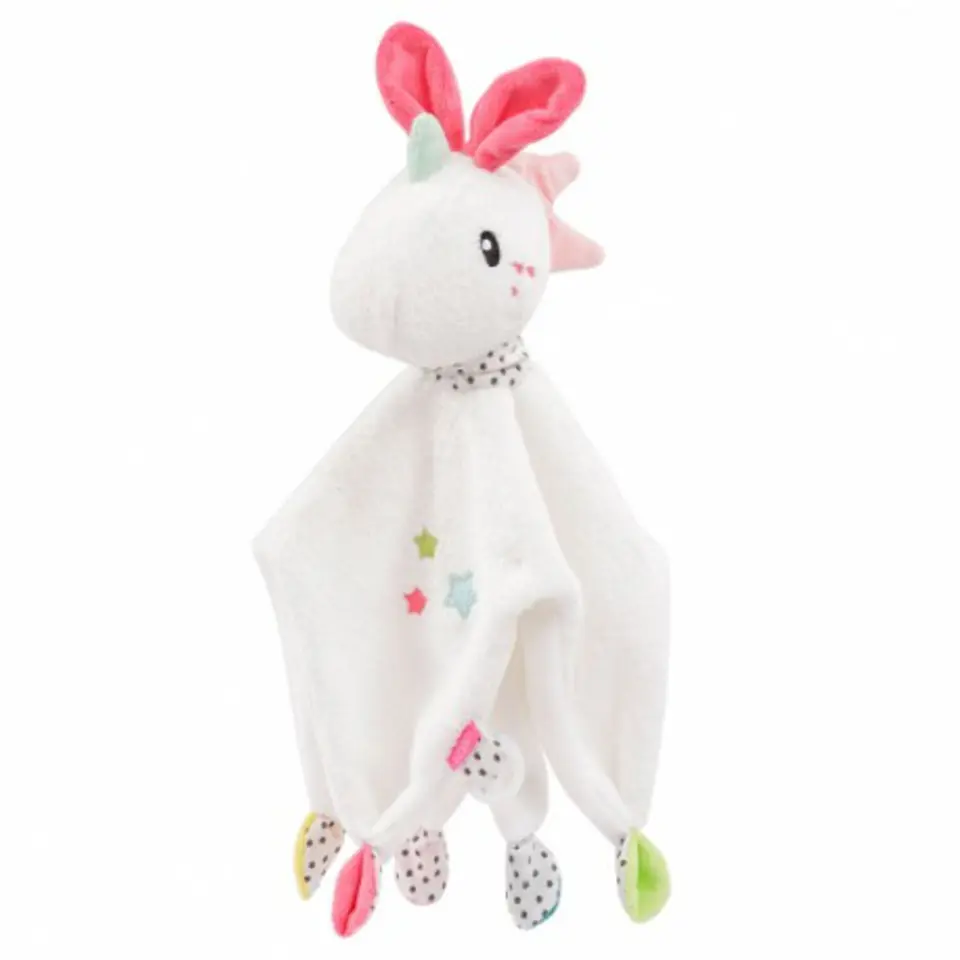 ⁨The first cuddly toy, blanket, unicorn aiko from the collection: aiko and yuki⁩ at Wasserman.eu