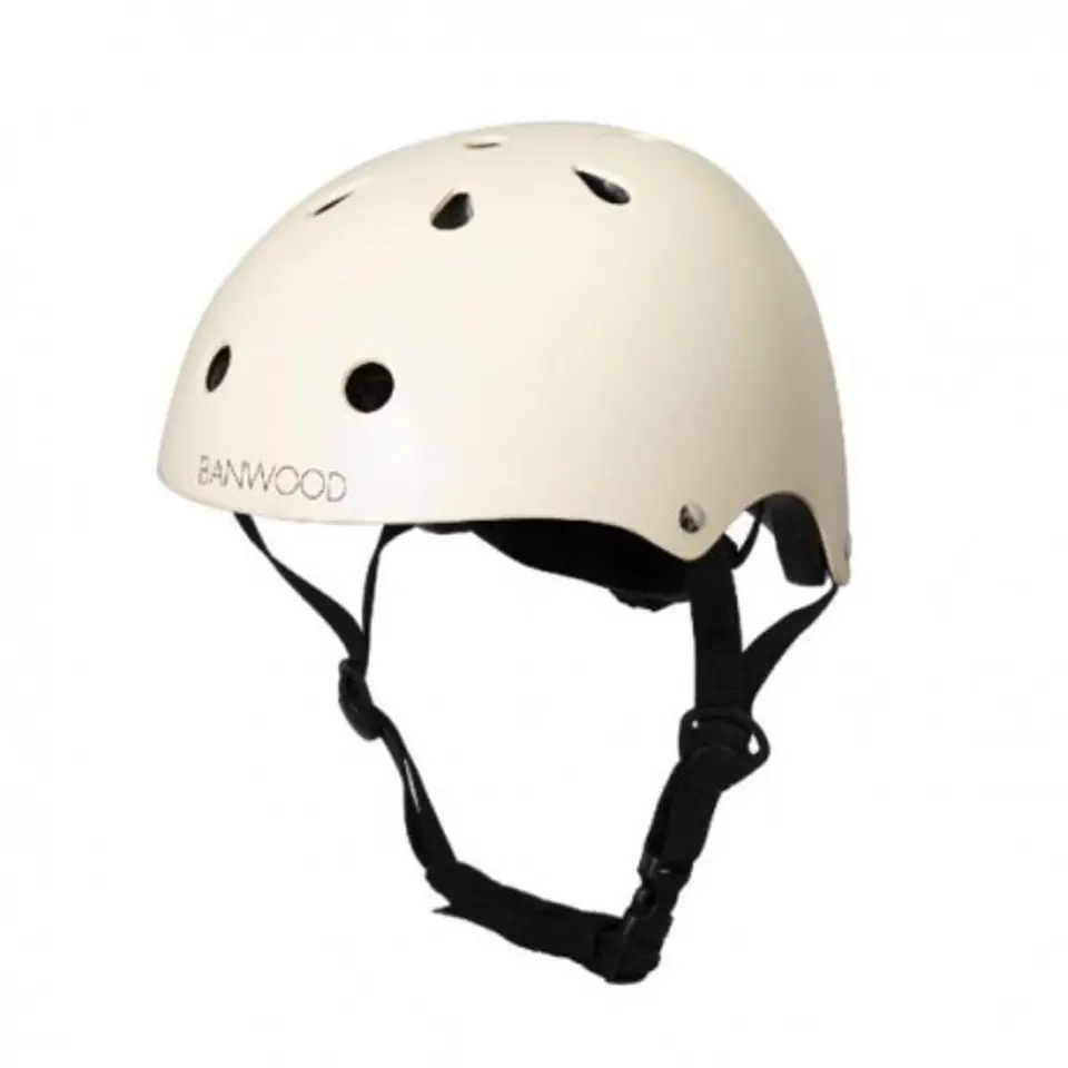 ⁨Banwood Children's Bicycle Helmet Cream⁩ at Wasserman.eu