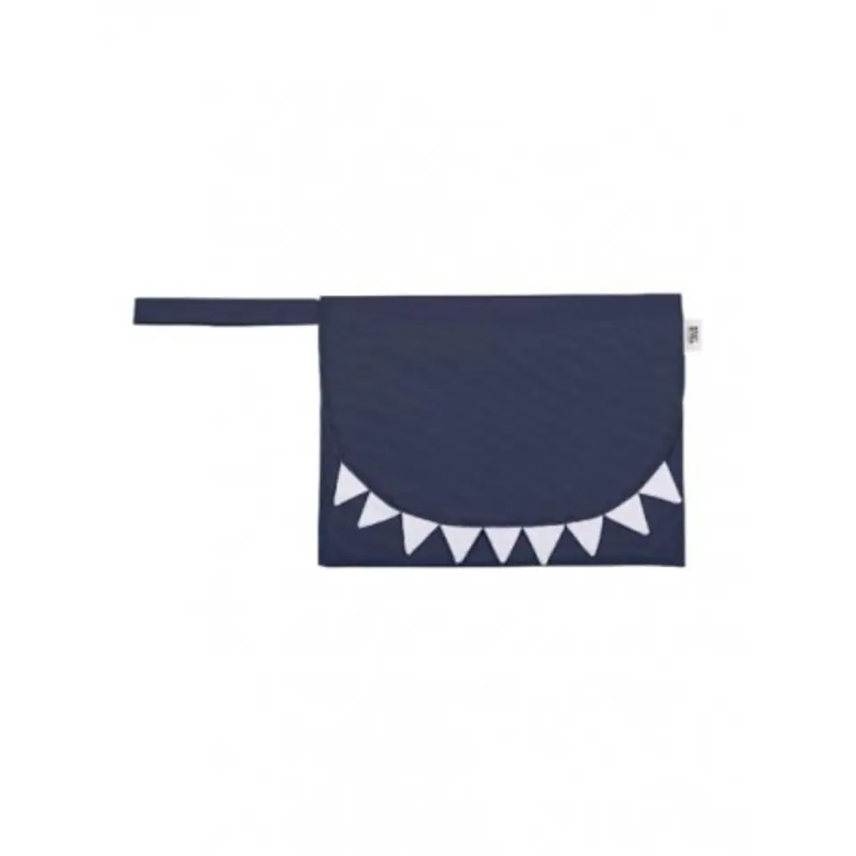 ⁨Baby bites przewijak podróżny shark navy blue⁩ w sklepie Wasserman.eu