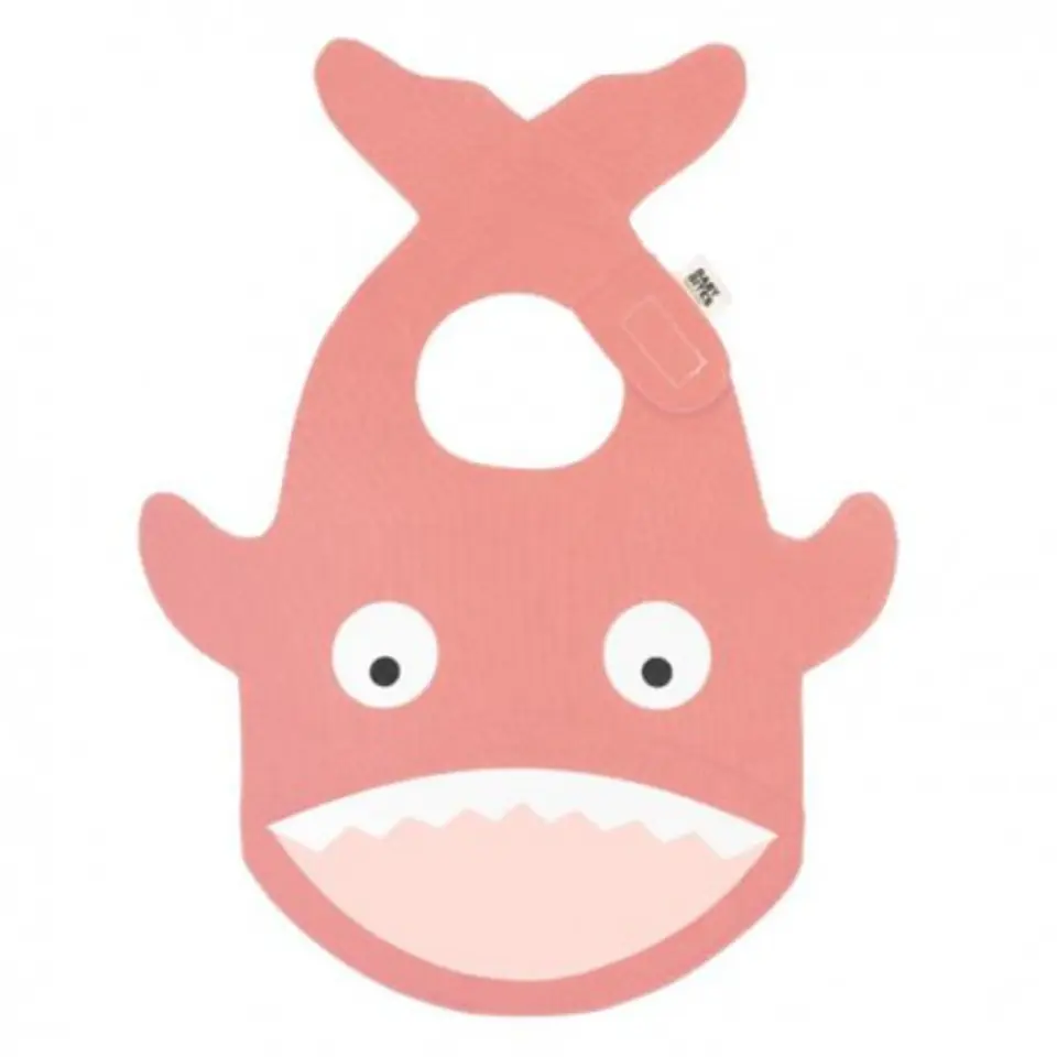 ⁨Baby bites waterproof bib pink⁩ at Wasserman.eu